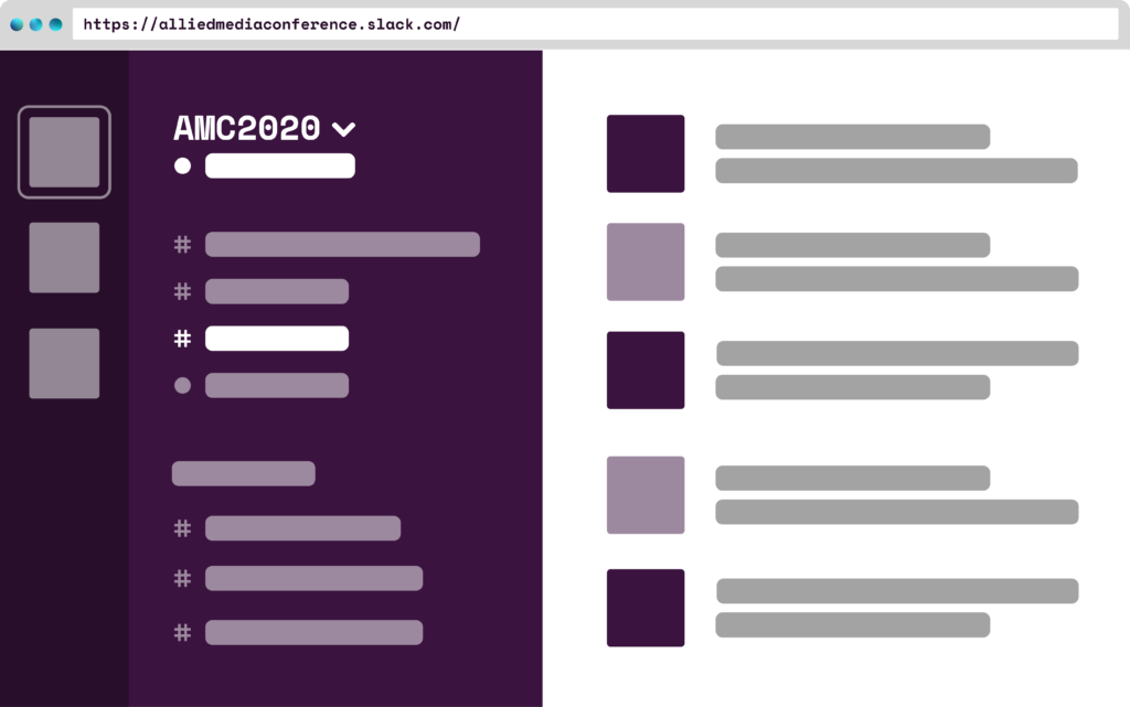 Graphic of AMC's Slack Community